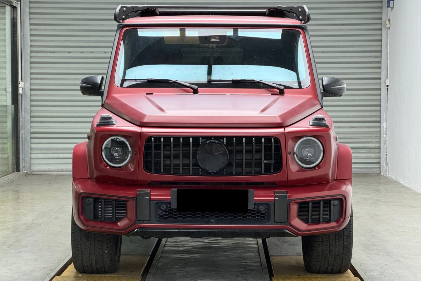 DarwinPro Aerodynamics DarwinPRO Benz G Class G500 G550 G580 W465 G-Wagon Convert W465 G63 AMG Facelift Front Bumper Set