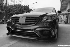 DarwinPRO 2017-2020 Mercedes Benz S63 W222 Sedan BRS Style Front Lip - image 4