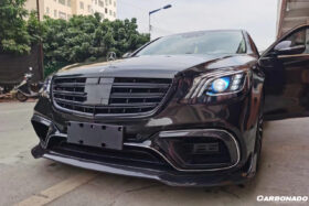 DarwinPRO 2017-2020 Mercedes Benz S63 W222 Sedan BRS Style Front Lip - image 5