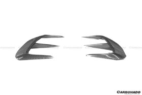 DarwinPRO 2017-2020 Mercedes Benz S63 W222 Sedan MSY Style Rear Bumper Vents - image 4