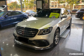 DarwinPRO 2017-2020 Mercedes Benz S63 W222 Sedan MSY Style Front Lip - image 2