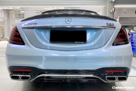 DarwinPRO 2014-2020 Mercedes Benz S63 W222 Sedan MSY Style Trunk Spoiler - image 7