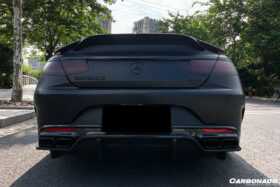 DarwinPRO 2014-2021 Mercedes Benz S Class C217 Coupe RT Style Carbon Fiber Trunk Spoiler - image 3