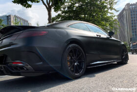 DarwinPRO 2014-2021 Mercedes Benz S Class C217 Coupe RT Style Carbon Fiber Trunk Spoiler - image 4