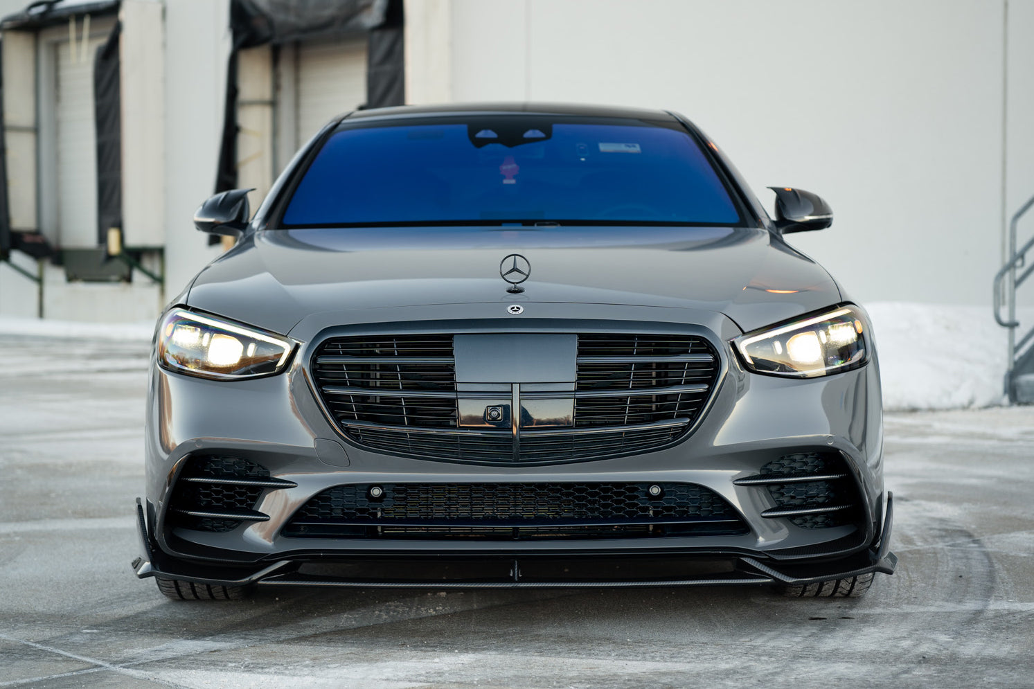 DarwinPRO 2021-UP Mercedes Benz S Class W223 4Matic Sedan MSY Style Front Lip