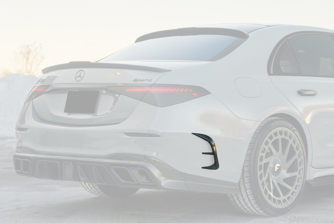 DarwinPRO 2021-UP Mercedes Benz S Class W223 4Matic Sedan MSY Style Rear Bumper Side Vents