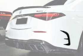DarwinPRO 2021-UP Mercedes Benz S Class W223 4Matic Sedan MSY Style Rear Bumper Side Vents - image 6
