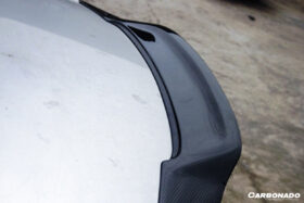 DarwinPRO 2005-2011 Mercedes Benz SLK R171 RT Style Carbon Fiber Trunk Spoiler - image 10