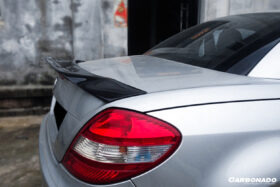 DarwinPRO 2005-2011 Mercedes Benz SLK R171 RT Style Carbon Fiber Trunk Spoiler - image 7