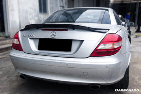 DarwinPRO 2005-2011 Mercedes Benz SLK R171 RT Style Carbon Fiber Trunk Spoiler - image 5