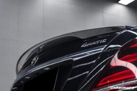 DarwinPRO 2014-2020 Mercedes Benz S Class W222 Sedan RT Style Carbon Fiber Trunk Spoiler | Fits S450, S550, S560,  S63AMG, S65AMG - image 5