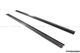 DarwinPRO 2008-2014 Mercedes Benz W204 C63 AMG RZ Style Carbon Fiber Side Skirts - image 9