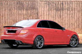 DarwinPRO 2008-2014 Mercedes Benz W204 C63 AMG RZ Style Carbon Fiber Side Skirts - image 2
