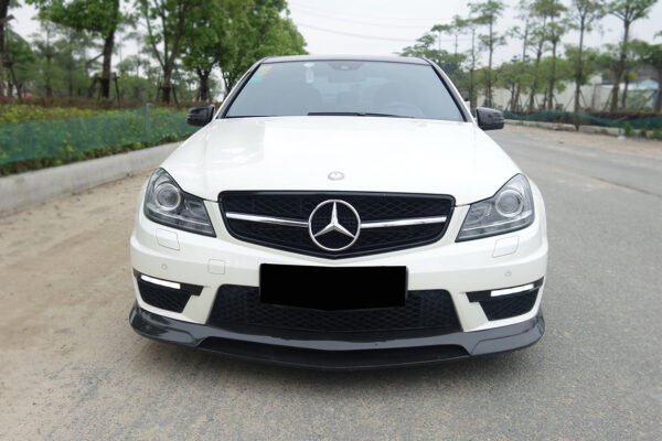 DarwinPRO 2012-2014 Mercedes Benz W204 C63 AMG RZ Style Carbon Fiber Front Lip