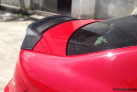 DarwinPRO Mercedes Benz W204 C Class  C63 AMG Coupe RT Style Carbon Fiber Trunk Spoiler - image 5
