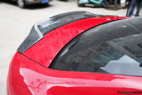 DarwinPRO Mercedes Benz W204 C Class  C63 AMG Coupe RT Style Carbon Fiber Trunk Spoiler - image 8
