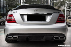 DarwinPRO 2008-2014 Mercedes Benz W204 C Class C63 AMG Sedan RT Style Carbon Fiber Trunk Spoiler - image 3