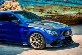 DarwinPRO 2015-2021 Mercedes Benz W205 C63 & S AMG Coupe BR Style Front Lip - image 4