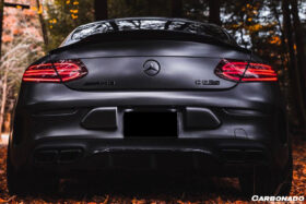 DarwinPRO 2015-2021 Mercedes Benz C-Class W205 Coupe PS Style Trunk Spoiler - image 4