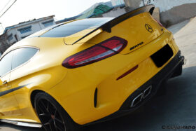DarwinPRO 2015-2018 Mercedes Benz W205 C63 S AMG Coupe PS Style Rear Diffuser - image 7