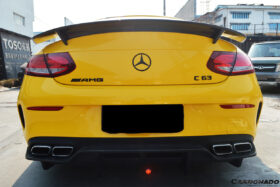 DarwinPRO 2015-2018 Mercedes Benz W205 C63 S AMG Coupe PS Style Rear Diffuser - image 8