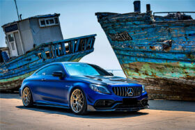 DarwinPRO 2015-2021 Mercedes Benz C-Class W205 Coupe Side Skirts - Carbonado (PS) - image 3