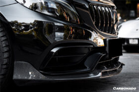 DarwinPRO 2015-2021 Mercedes Benz W205 C63 S AMG Sedan BR Style Front Lip - image 9