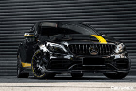 DarwinPRO 2015-2021 Mercedes Benz W205 C63 S AMG Sedan BR Style Front Lip - image 10