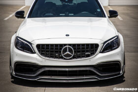 DarwinPRO 2015-2021 Mercedes Benz W205 C63 S AMG Sedan BR Style Front Lip - image 2