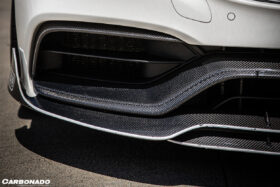 DarwinPRO 2015-2021 Mercedes Benz W205 C63 S AMG Sedan BR Style Front Lip - image 5