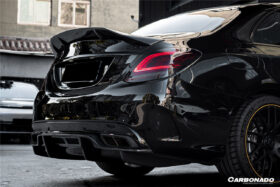 DarwinPRO 2015-2021 Mercedes Benz W205 C63 S AMG Sedan PS Style Rear Diffuser - image 5