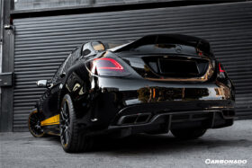 DarwinPRO 2015-2021 Mercedes Benz W205 C63 S AMG Sedan PS Style Rear Diffuser - image 7
