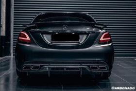 DarwinPRO 2015-2021 Mercedes Benz W205 C63 S AMG Sedan PS Style Rear Diffuser - image 2
