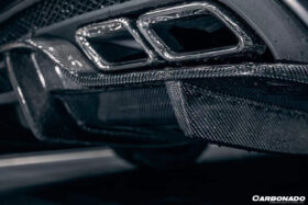 DarwinPRO 2015-2021 Mercedes Benz W205 C63 S AMG Sedan PS Style Rear Diffuser - image 3