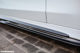 DarwinPRO 2015-2021 Mercedes Benz C-Class W205 Sedan Side Skirts - Carbonado (PS) - image 10