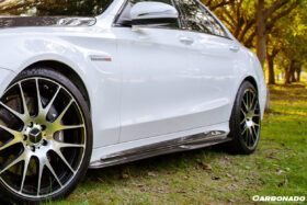 DarwinPRO 2015-2021 Mercedes Benz C-Class W205 Sedan Side Skirts - Carbonado (PS) - image 3