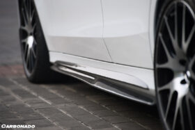 DarwinPRO 2015-2021 Mercedes Benz C-Class W205 Sedan Side Skirts - Carbonado (PS) - image 8
