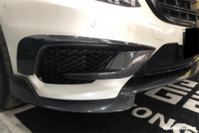 DarwinPRO 2014-2017 Mercedes Benz W222.1 S63 AMG BRS Style Carbon Fiber Front Bumper Air Vents - image 4