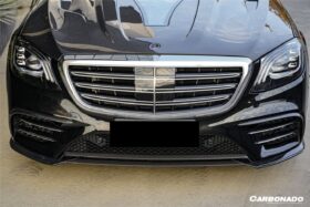 DarwinPro Aerodynamics DarwinPRO Benz W222 Facelift Sedan IA Style Front Lip Fits S450, S560 AMG Line - Image 7