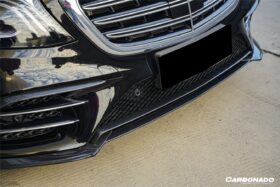 DarwinPro Aerodynamics DarwinPRO Benz W222 Facelift Sedan IA Style Front Lip Fits S450, S560 AMG Line - Image 9
