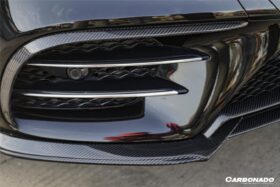 DarwinPRO Carbonado 2018-2020 Mercedes Benz W222 Facelift Sedan IA Style Front Bumper Canards | Fits S450, S560 AMG Line - image 9