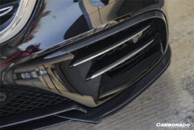 DarwinPRO Carbonado 2018-2020 Mercedes Benz W222 Facelift Sedan IA Style Front Bumper Canards | Fits S450, S560 AMG Line - image 10