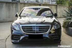 DarwinPro Aerodynamics DarwinPRO Benz W222 Facelift Sedan IA Style Front Lip Fits S450, S560 AMG Line - Image 5