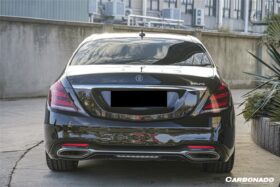 DarwinPRO Carbonado 2018-2020 Mercedes Benz W222 Facelift Sedan IA Style Rear Diffuser | Fits S450, S560 AMG Line - image 2