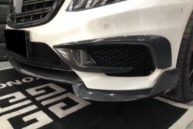 DarwinPRO 2014-2017 Mercedes Benz W222.1 S63 AMG BRS Style Carbon Fiber Front Bumper Air Vents - image 1