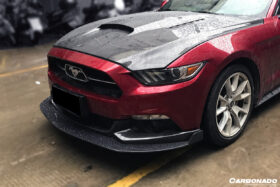 DarwinPRO 2015-2017 Ford Mustang HY Style Carbon Fiber Front Lip 2PCS - image 4