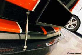 DarwinPRO 2015-2017 Ford Mustang AR Style Carbon Fiber Front Lip Underboard - image 5