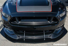 DarwinPRO 2015-2017 Ford Mustang TRU Style Carbon Fiber Front Bumper Down-Grille - image 6