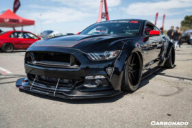 DarwinPRO 2015-2017 Ford Mustang TRU Style Carbon Fiber Front Bumper Down-Grille - image 7