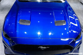 DarwinPRO 2018-2023 Ford Mustang Carbon Fiber Hood Vents - image 2